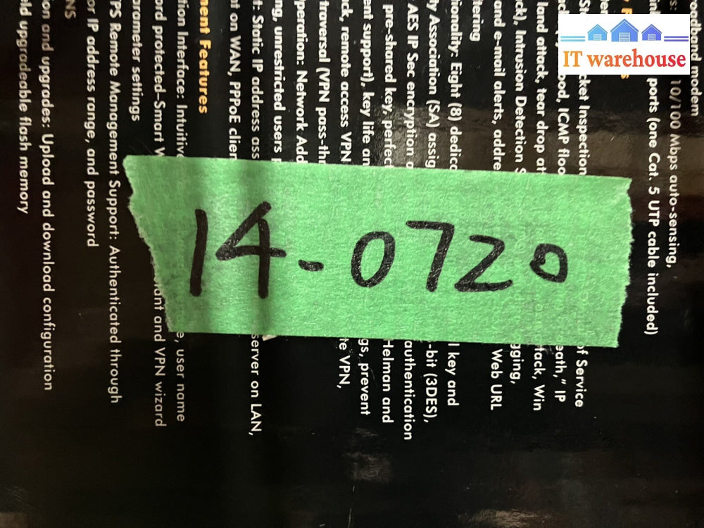 ~ Netgear ProSafe FVS318 8-Port Gigabit VPN Firewall