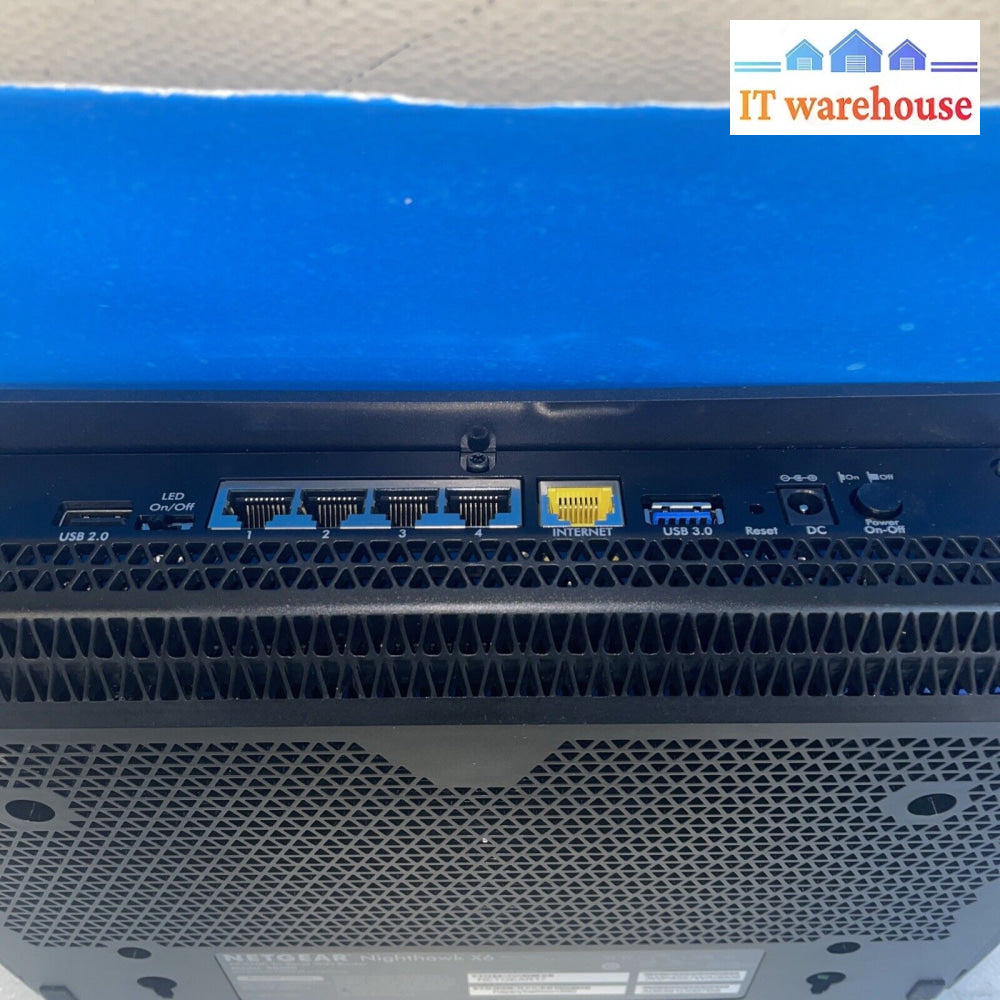 Netgear R8000-100Nas Nighthawk X6 Ac3200 Triband Wifi Router
