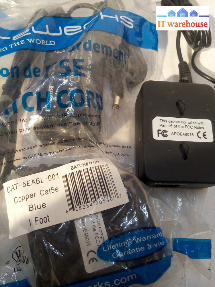 * New 4X Kinga Switching Power Adapter Gfp241Da-4805-1 48V 0.5A