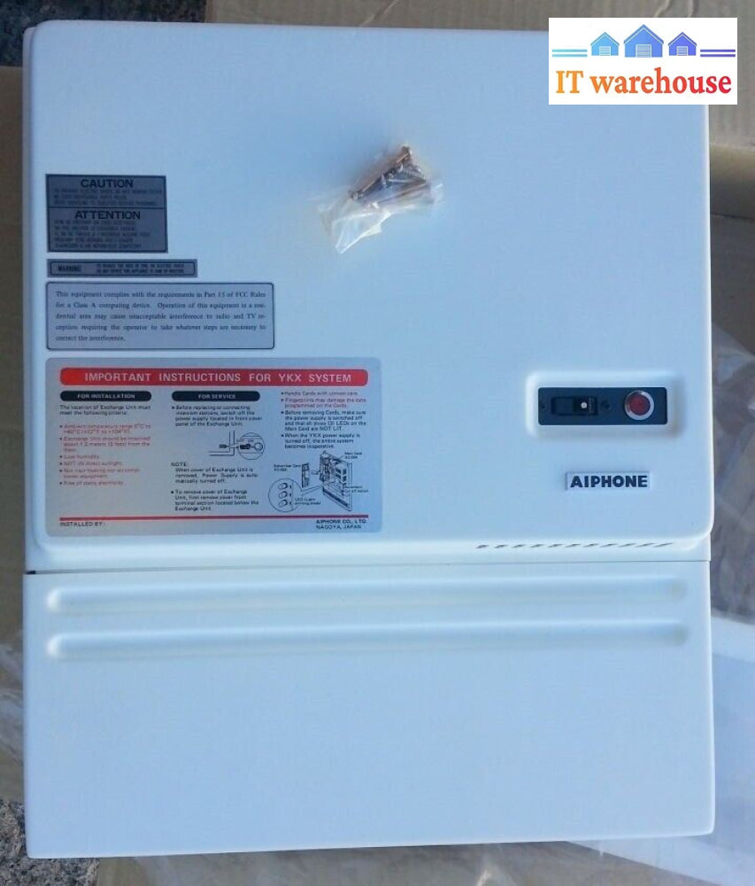 New ~ Aiphone Ykx Intercom System Models: Ykx-Ceu Central Exchange Unit (Del)