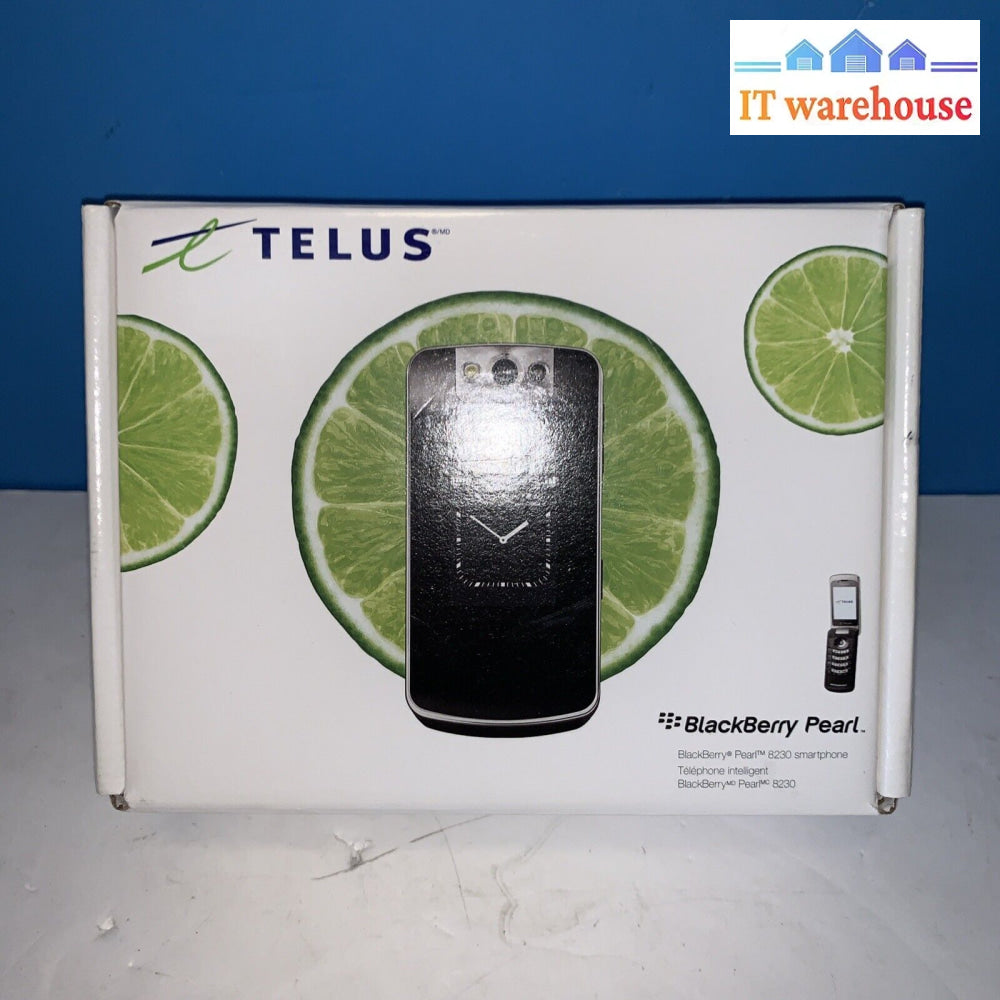 New ~ Blackberry Pearl 8230 Cell Phone (Carrier: Telus)