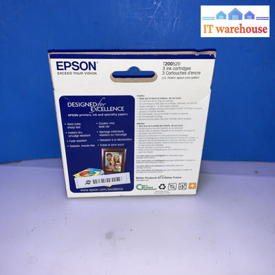 NEW Epson 200 Tri-Color Multi-Pack EXP 06/2024 Printer Ink T200520-EXP 07/2016