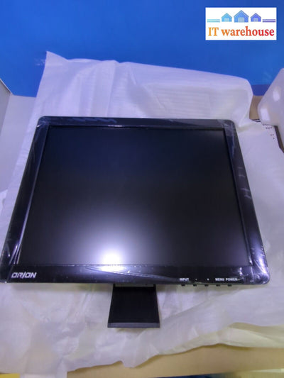 New In Box Orion 15Rce 4:3 Lcd 15’ Color Monitor (Bnc/Hdmi/Vga) -