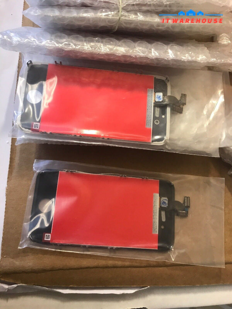 New ~ Lot of 10 Apple iPhone 4G 4GS cell phone screen (white & black)