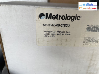 New Metrologic Mk9540-00-3/Ed2 Handheld Laser Scanner Wedge (With Wall Mount)