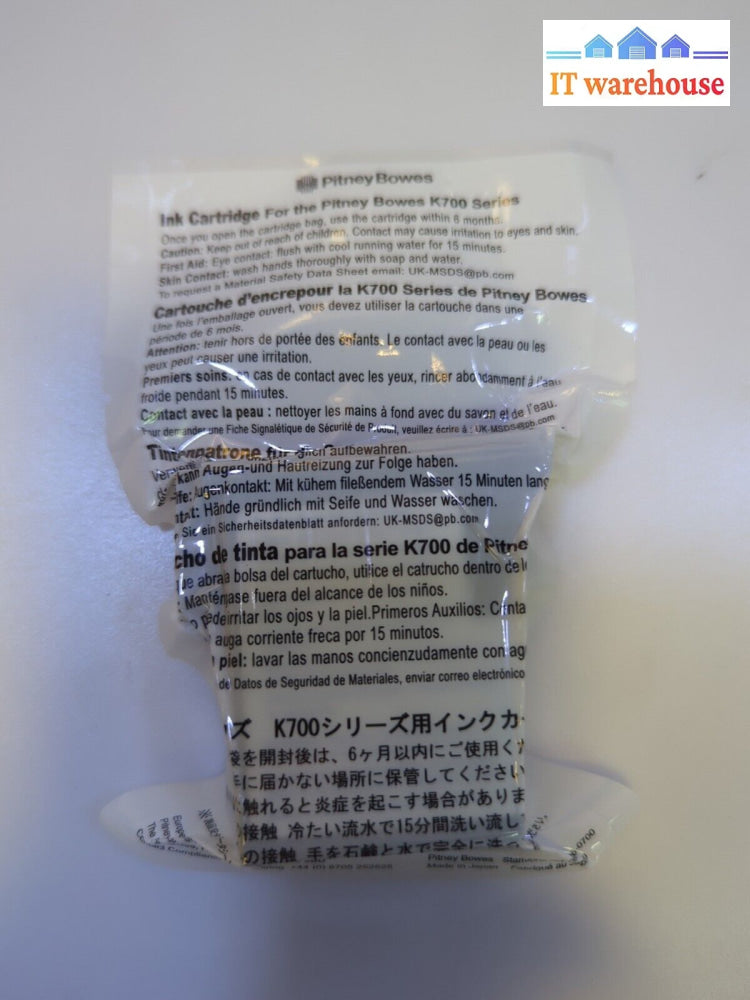 - New Sealed Pitney Bowes / Mail Station 2 Fluorescent Red 797-M 19 Ml