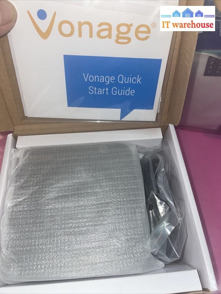 New ~ Vonage Grandstream Ht801 Single-Port Analog Telephone Adapter