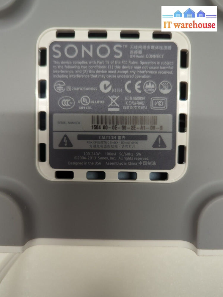 (NICE) 1x Sonos Connect (Gen 1) S1 Digital Streamer Receiver Tested