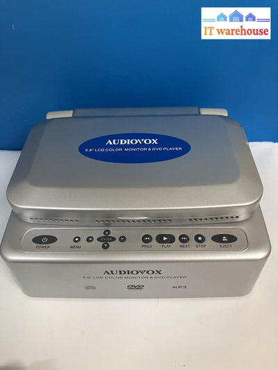 ~ (Nice) Audiovox Vbp4000 Portable 5.6’ Lcd Color Monitor & Dvd Player *Tested*