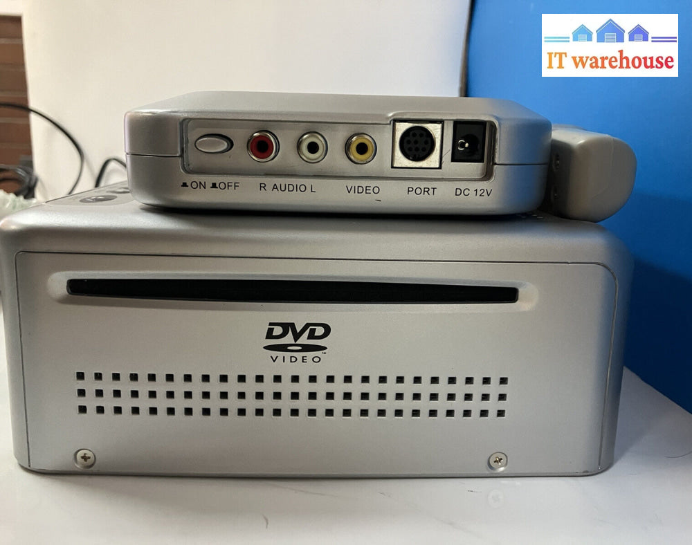 ~ (Nice) Audiovox Vbp4000 Portable 5.6’ Lcd Color Monitor & Dvd Player *Tested*