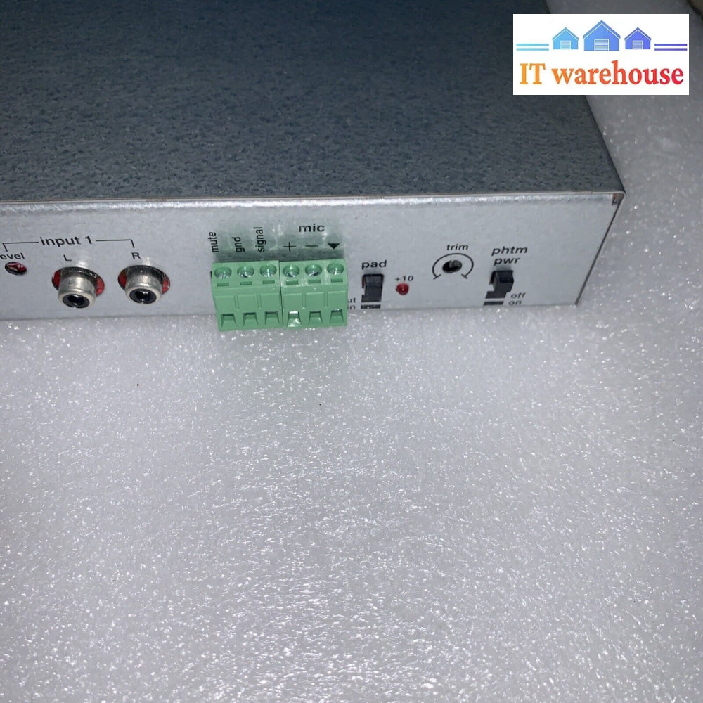 Nice ~ Biamp Advantage Spm412E Stereo Preamp Mixer