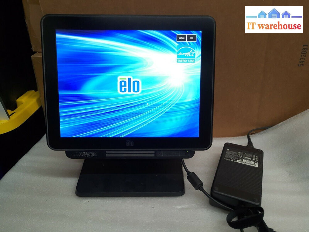 - (Nice) Elo Esy15X3 Touch Solutions W/ I3-4350T /4G Ram/Ac /Win7 Coa (No Hdd)