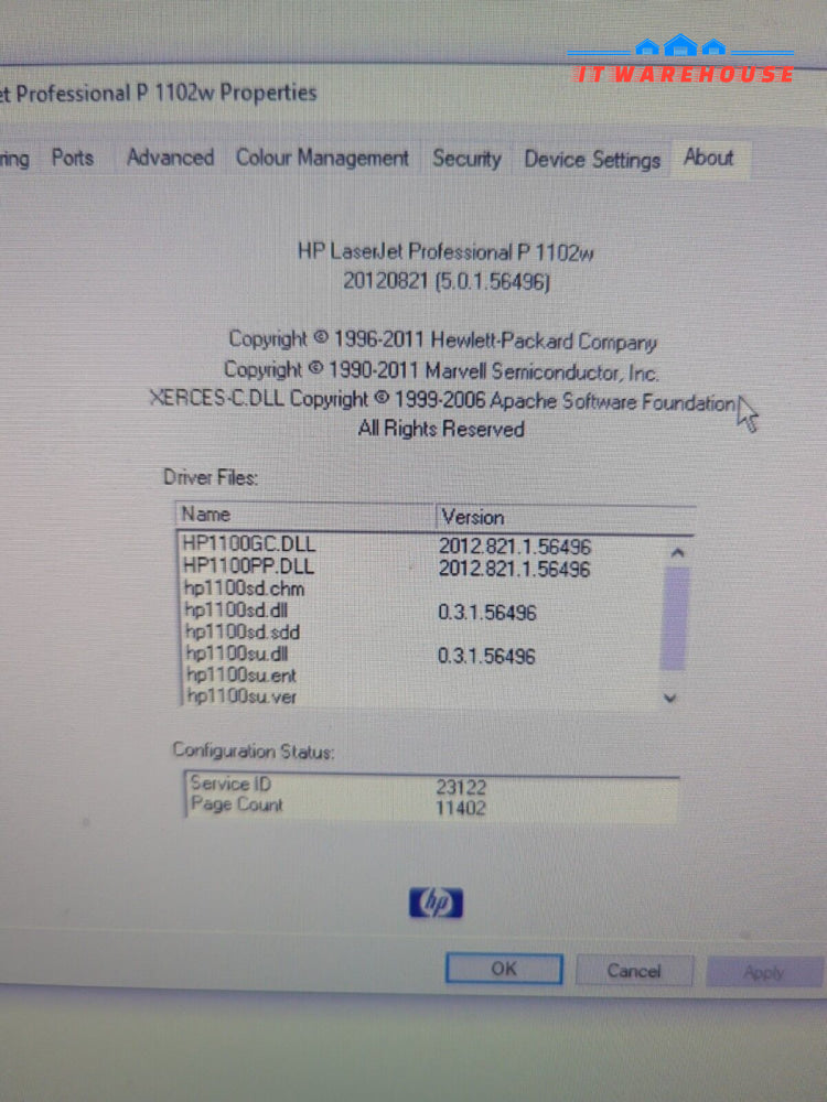 NICE HP LaserJet Pro P1102w Wi-Fi Monochrome Printer (Page Count 11K) No Toner