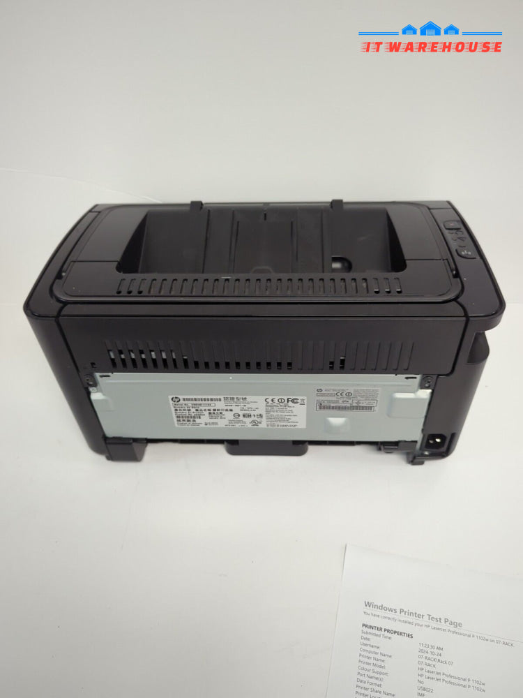 NICE HP LaserJet Pro P1102w Wi-Fi Monochrome Printer (Page Count 11K) No Toner