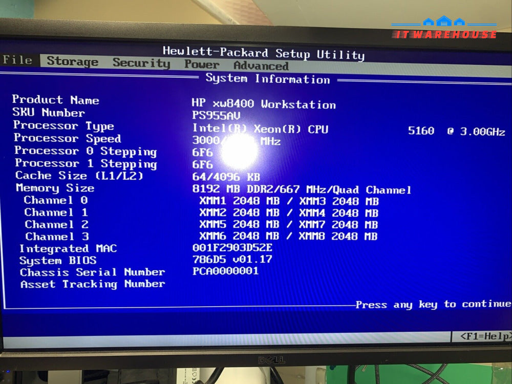 Nice ~ HP XW8400 Workstation 2x Xeon 5160 16GB RAM 1TB HD Windows 10 Pro W/Key