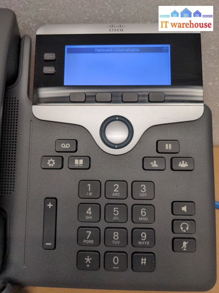 - (Nice) Lot Of 7 Cisco Ip Phone 7821 Voip (Cp-7821-K9) W/ Stand & Handset