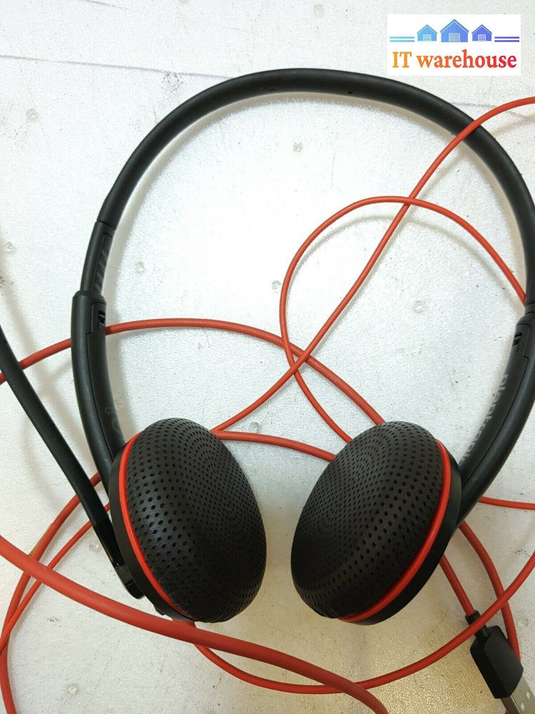 - (Nice) Plantronics C3200 C3225T Binaural Headset W/Usb Adapter Tested