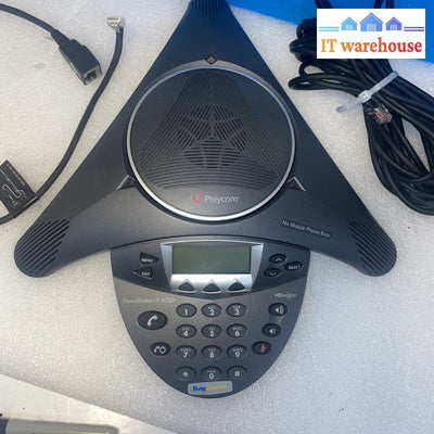 Nice ~ Polycom Soundstation Ip 6000  2201-15600-001 Voip Phone Conference Unit
