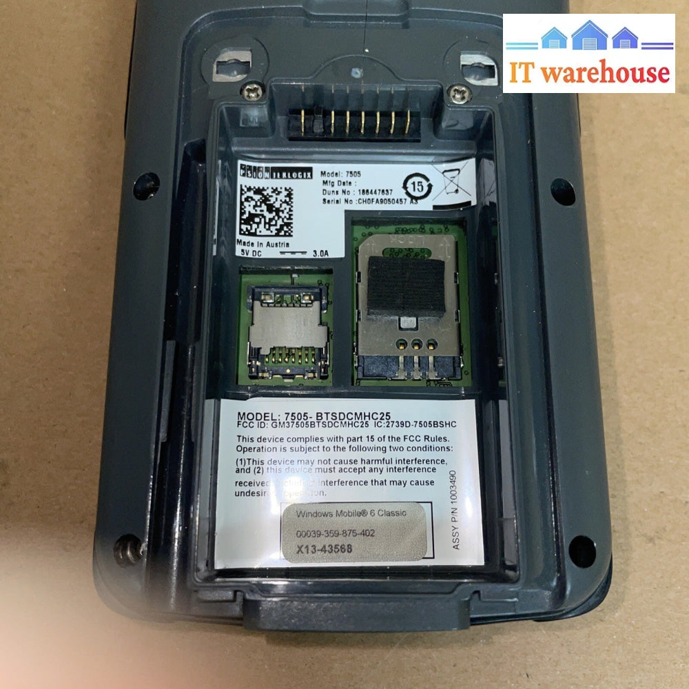 (Nice)Psion Teklogix IKON 7505 barcode Scanner Terminal