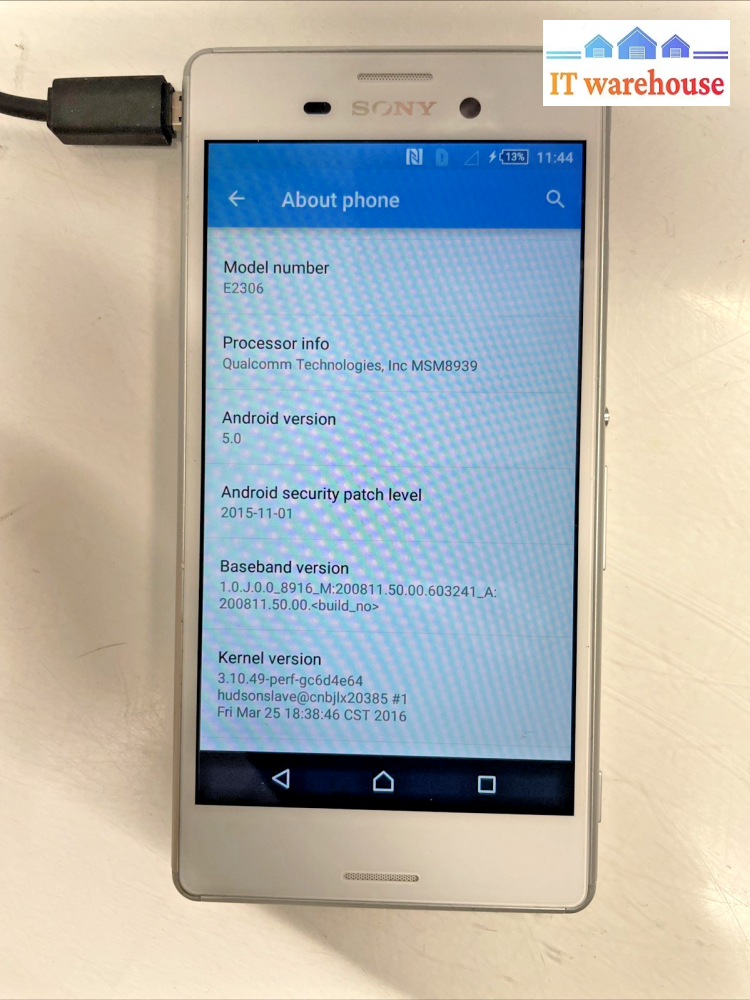 Nice Smartphone Xperia E2306 16G Unlocked TESTED +