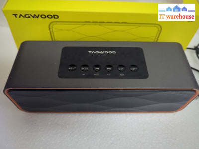 - (Nice) Tagwood Mp-22 Portable Bluetooth Fm Usb Aux Speaker Tested