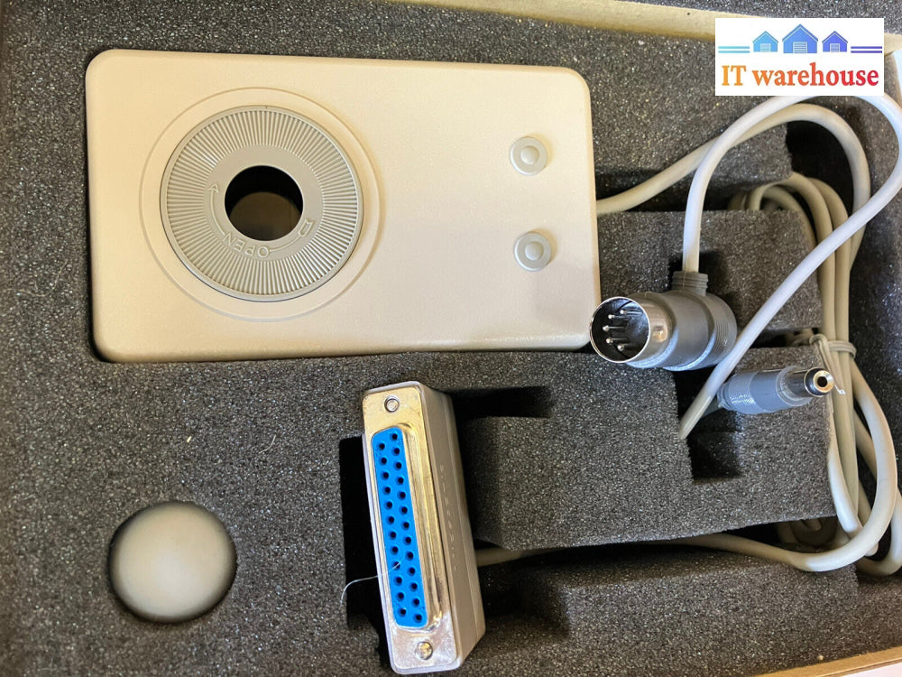 ~ (Nice) Vintage Asuka 3-Button Mouse 25 Pin Connector For Ibm Pc Xt At Computer