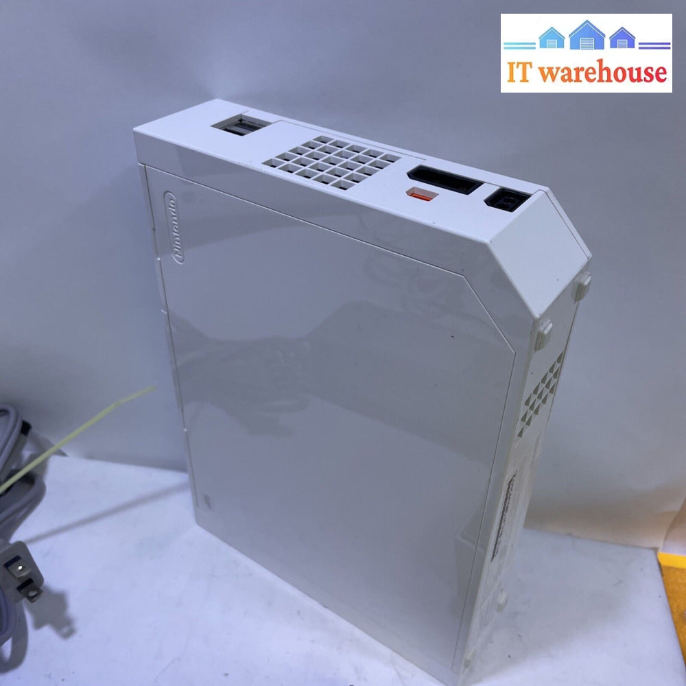 Nintendo Wii Console Rvl-001 White Tested Working + Power Supply