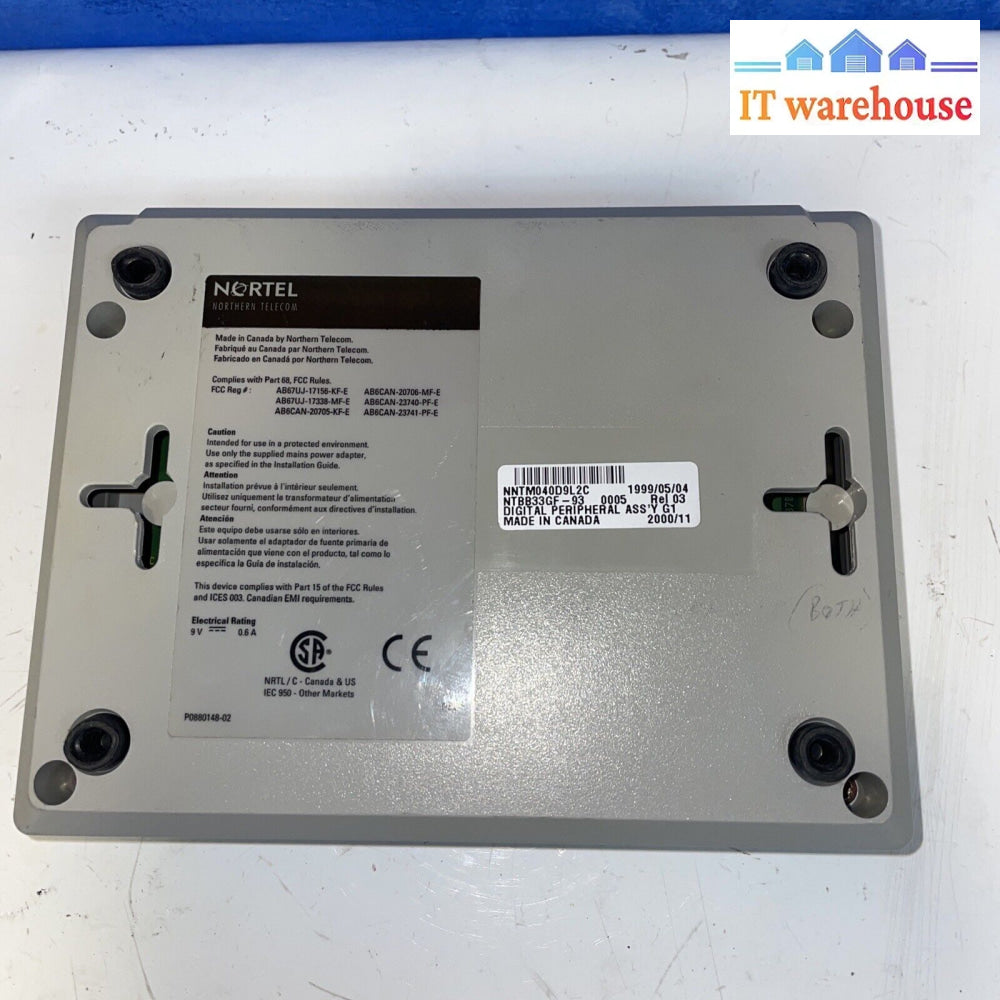Nortel Computer Telephony Adapter 500Dm Ntbb33Gf-93 (No Ac Adapter)