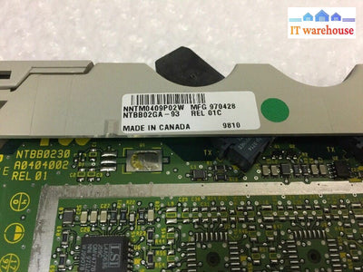 - Nortel Ntbb02Ga-93 2-Port Slim Fiber Expansion Card Cartridge