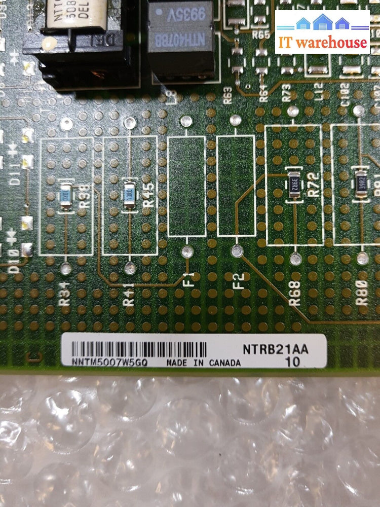 - Nortel Ntrb21Aa Telephone Sytem Module Card Rise 10 @@@