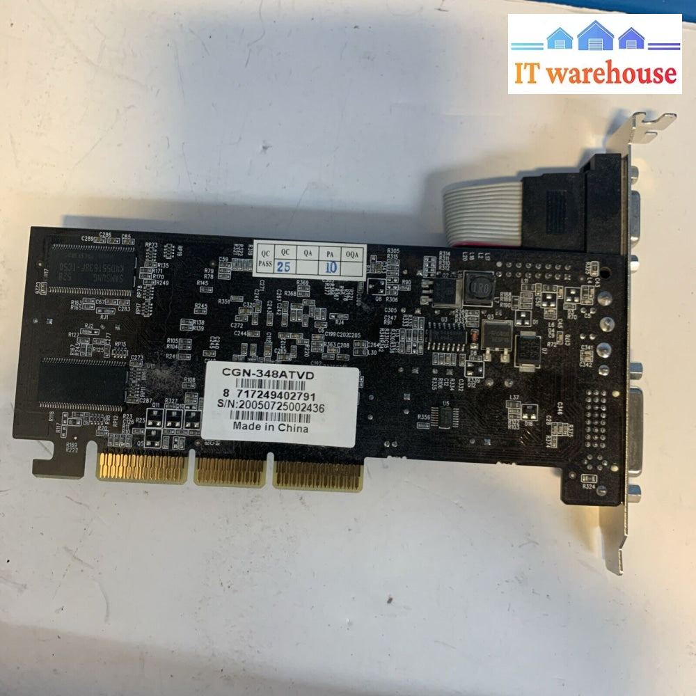 NVIDIA GEFORCE FX5200 AGP video card