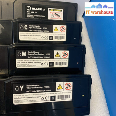 Oem Toner Cartridge Set For Dell C3760Dn 4Cht7 Fmryp 40W00 F8N91 (60% -70% )