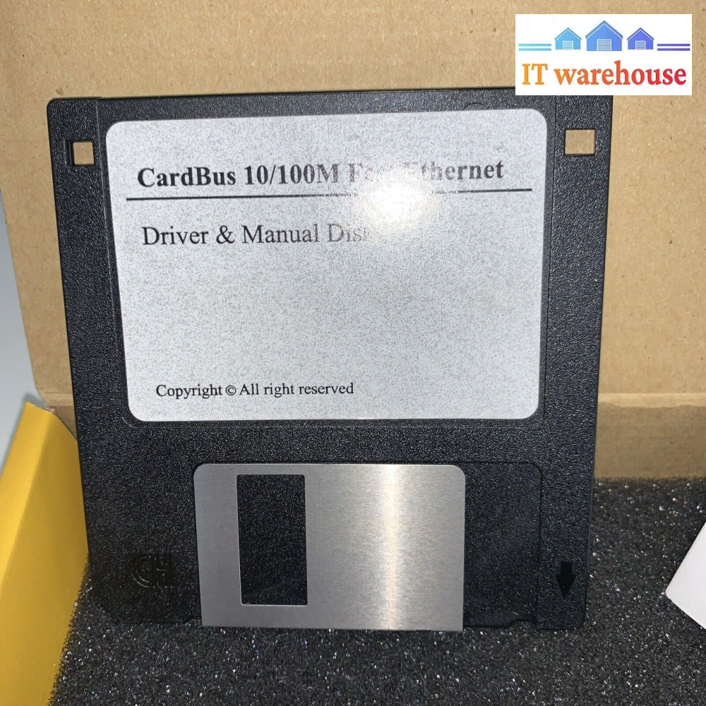 Ovislink Cardbus 10/100 Fast Ethernet Pc Card /Installation Guide / Driver Disk