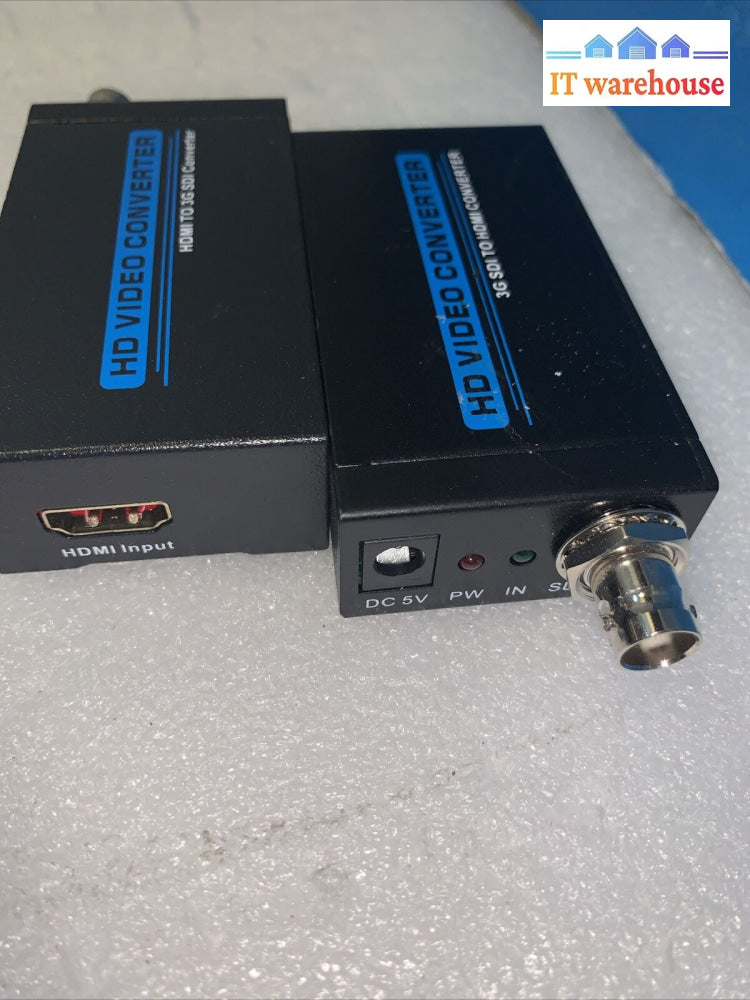Pair Of Hd 3G Sdi To Hdmi / To Adapter Converter