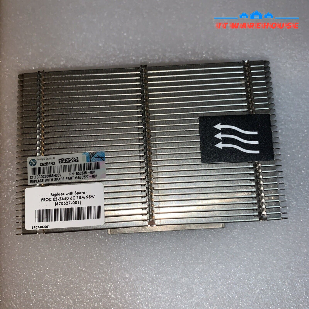 (Pair of) Heat Sink for HP DL360P GEN8 DL360P 670527 730238 734040 735506-001