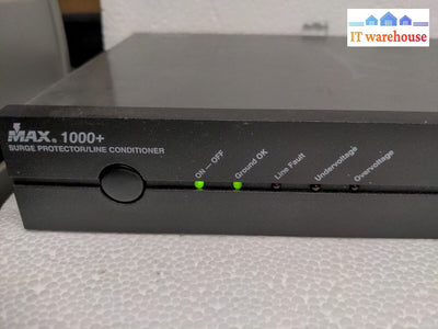 - Panamax Max 1000 + Surge Protector Line Conditioner Ac 8 Outlet Tested