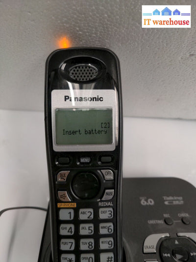 - Panasonic Kx-Tg9331T Cordless Main Base W/ 2X Kx-Tga931T Phones (No Battery)