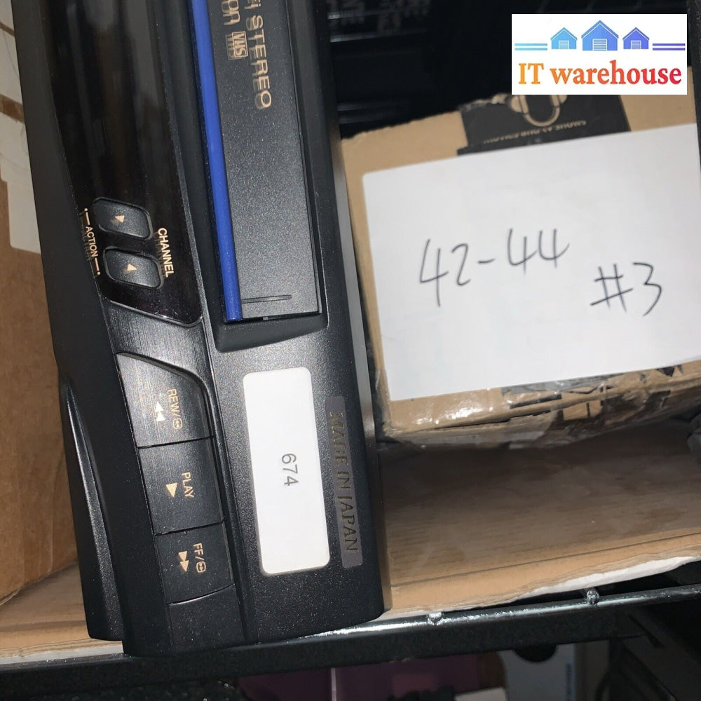 Panasonic Pv-9450-K 4-Head Hifi Stereo Vcr Vhs Player (Only) No Remote