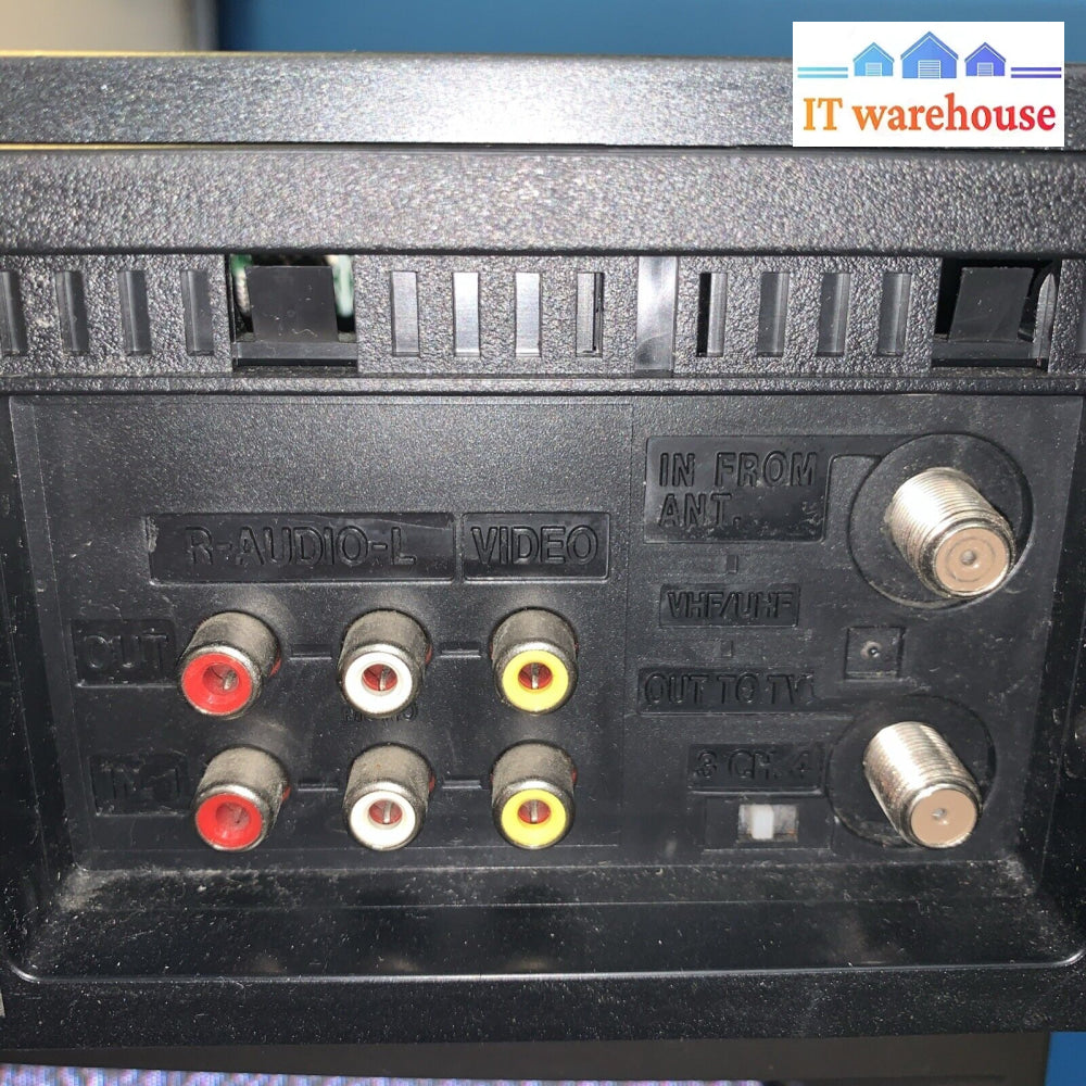 Panasonic Pv-9450-K 4-Head Hifi Stereo Vcr Vhs Player (Only) No Remote