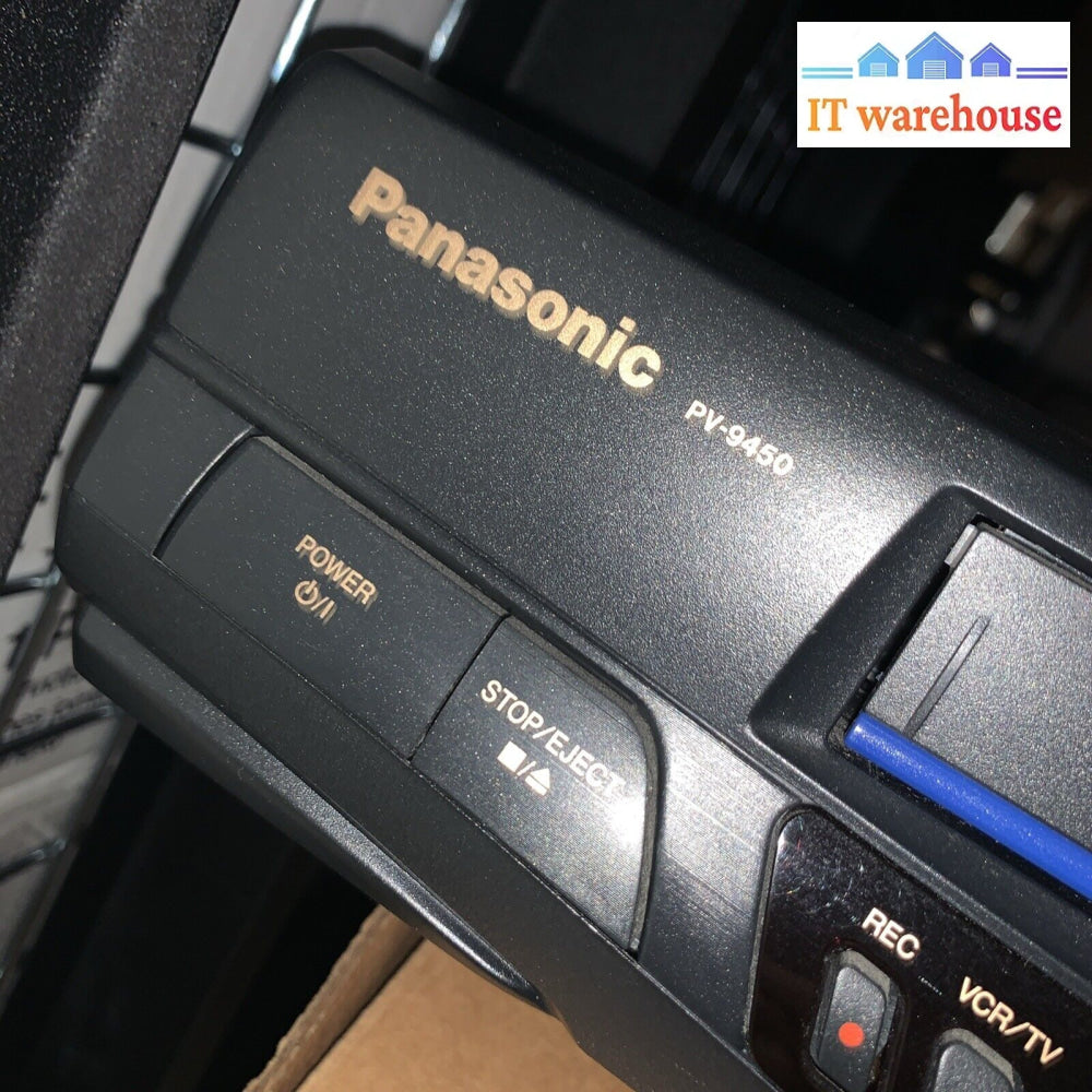 Panasonic Pv-9450-K 4-Head Hifi Stereo Vcr Vhs Player (Only) No Remote