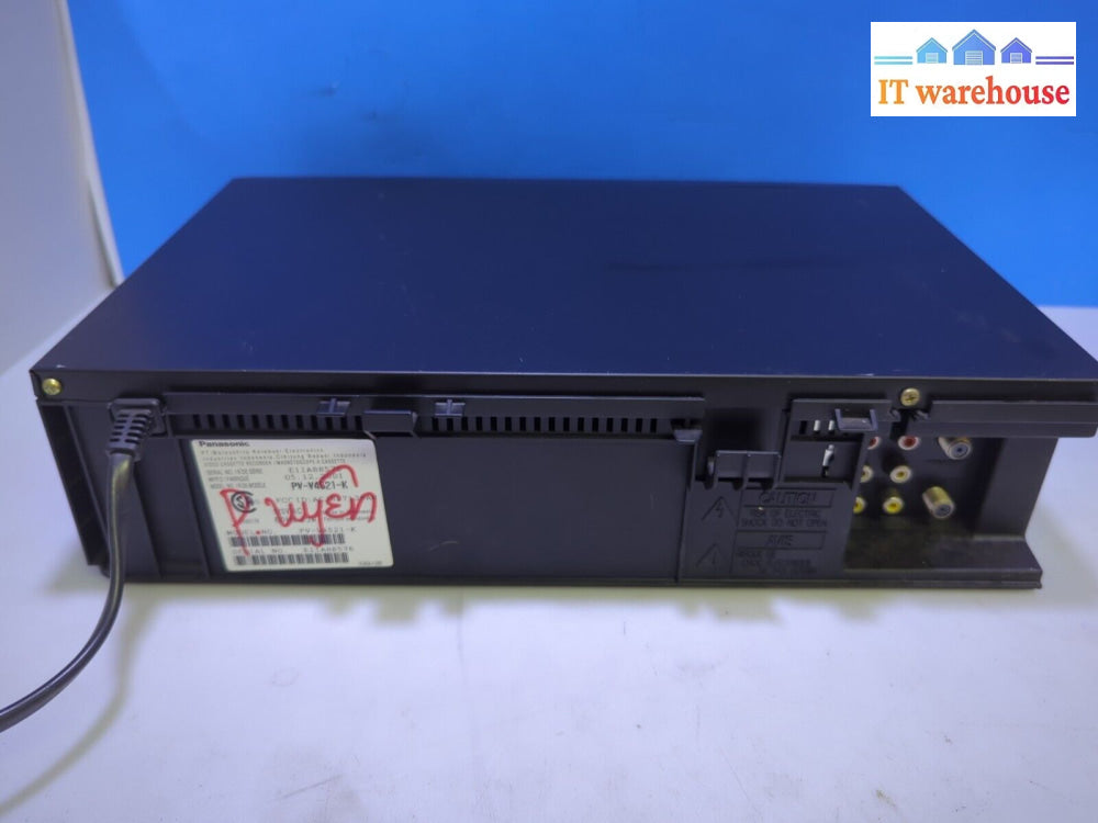Panasonic Pv-V4521-K Vcr 4 Head Hifi Vhs Player Tested (No Remote) -