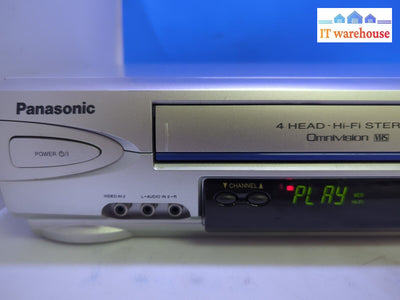 Panasonic Pv-V4523S-K Vcr 4 Head Hifi Vhs Player Tested (No Remote) -