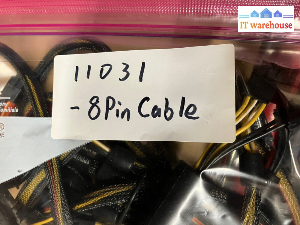 ~ PCIe PSU Cable, 8-Pin to DUAL 8-Pin (6-Pin + 2-Pin) Power Cable, 2200UF