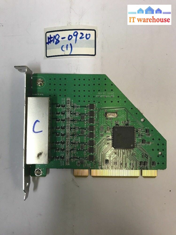 - Pelco 6870R5481AA DX8100 Series 4-Port Ethernet Card