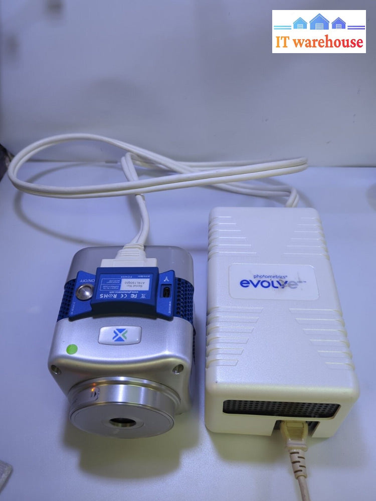 - (As Is) Photometrics Evolve Emccd Camera 25-519 (Ieee1394) W/ Power Supply