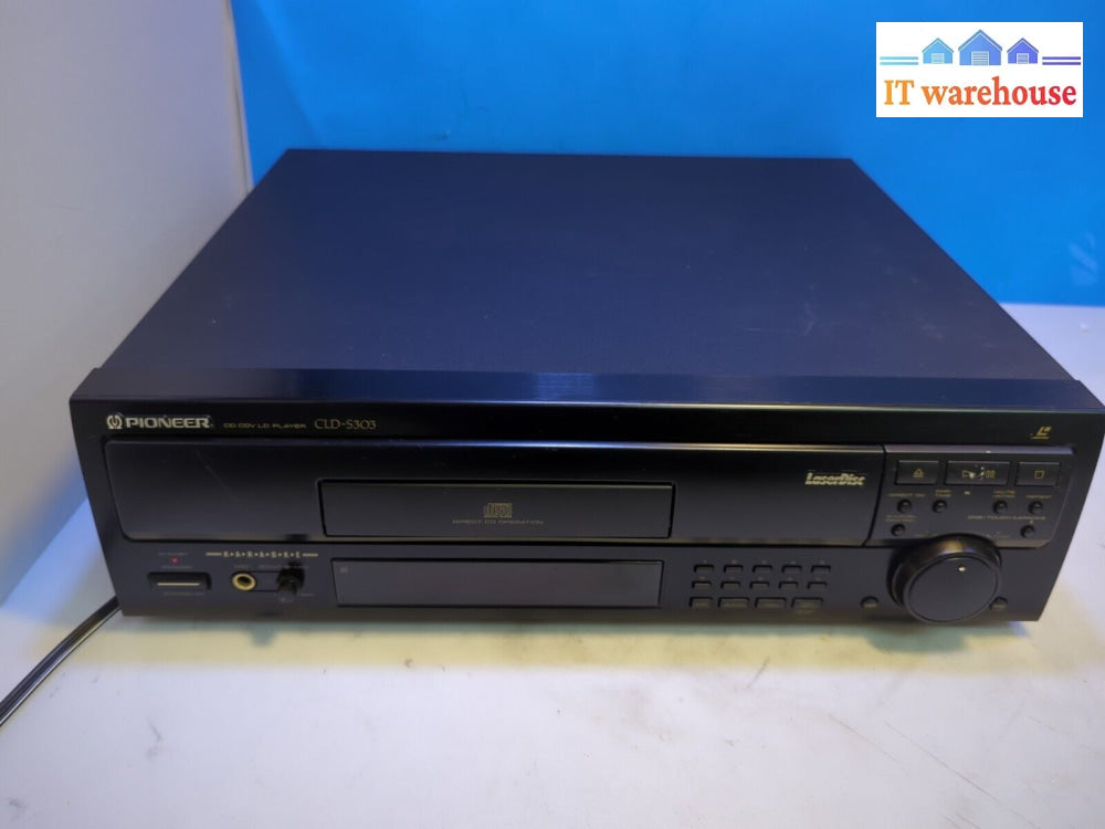 Pioneer Cld-S303 Laserdisc Cd Cdv Karaoke Ld Player Tested (No Remote) -