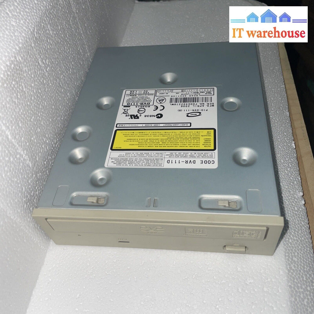 Pioneer Dvr-111D Beige Ide Dvd-Rw (Year 2006) Tested