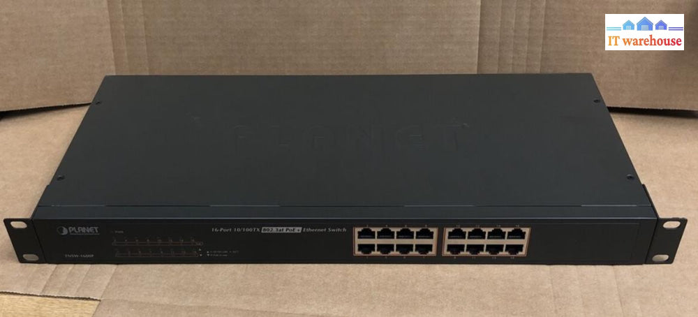 + Planet Fnsw-1600P 16-Port 10/100Tx 802.3At Poe + Ethernet Switch