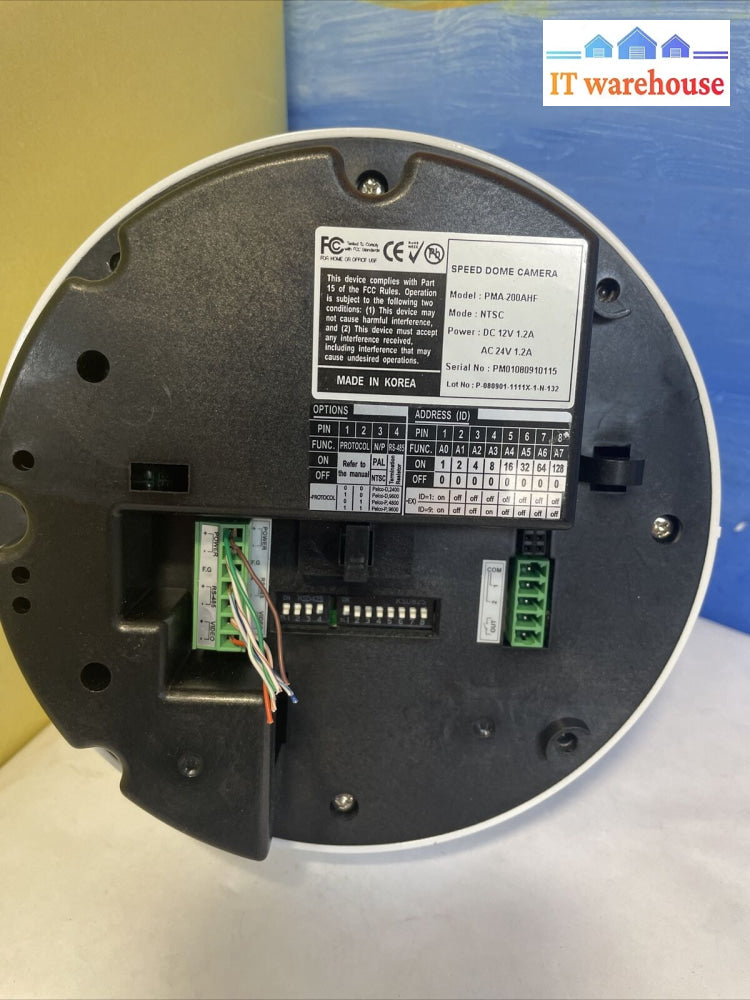 Pma-200Ahf Ntsc Pelco-D Speed Dome Camera