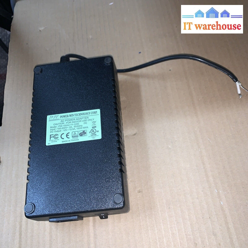 Power-Win PW-150A2-1Y-120E 12V 12.5A 150W AC Adapter Power Supply (No Plug)